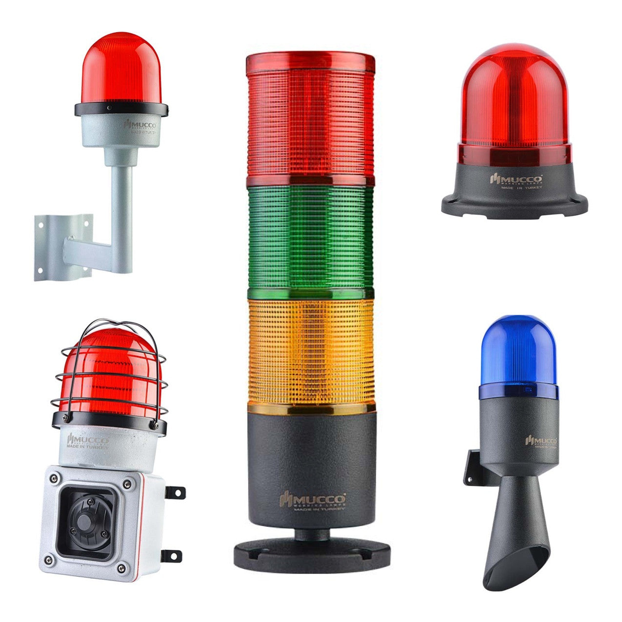 Optical and acoustic signaling devices
