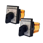 Drehschalter für Amperemeter und Voltmeter